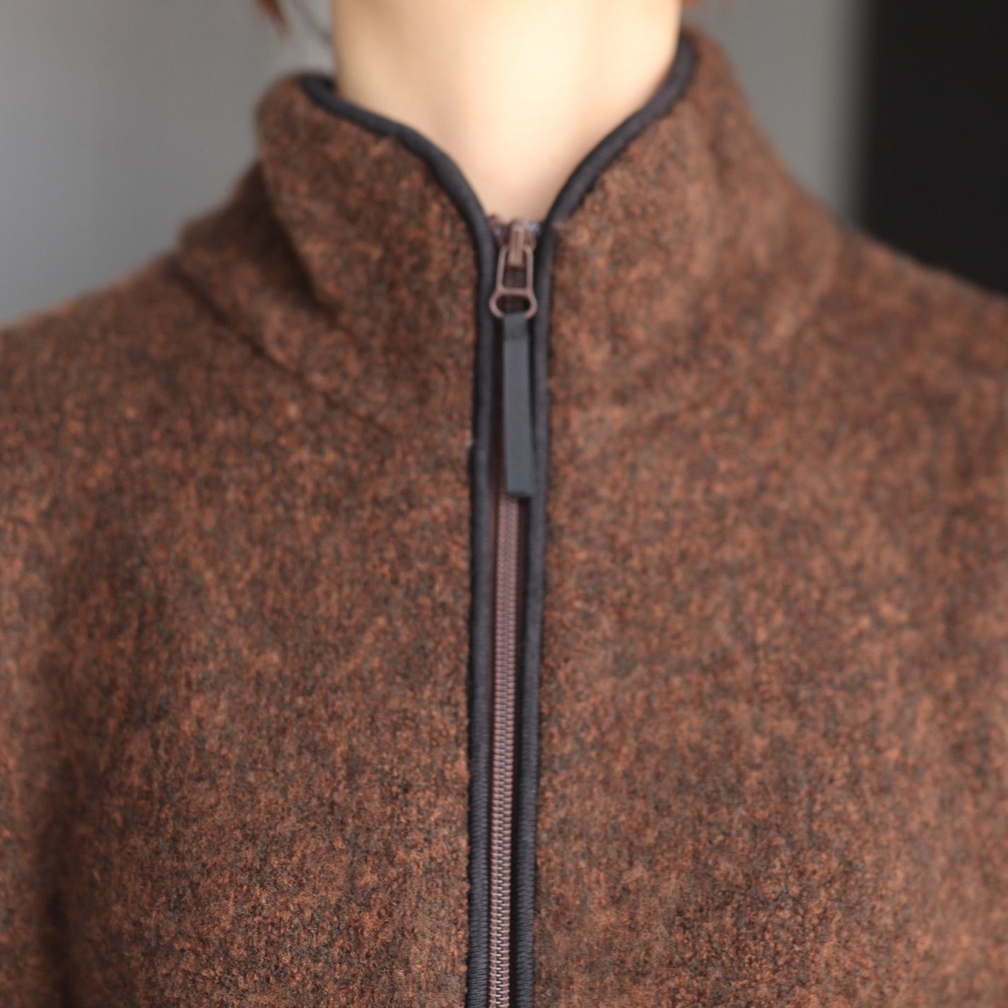 YOKE - 【残り一点】Boucle Knit Zip Jacket | ACRMTSM ONLINE STORE