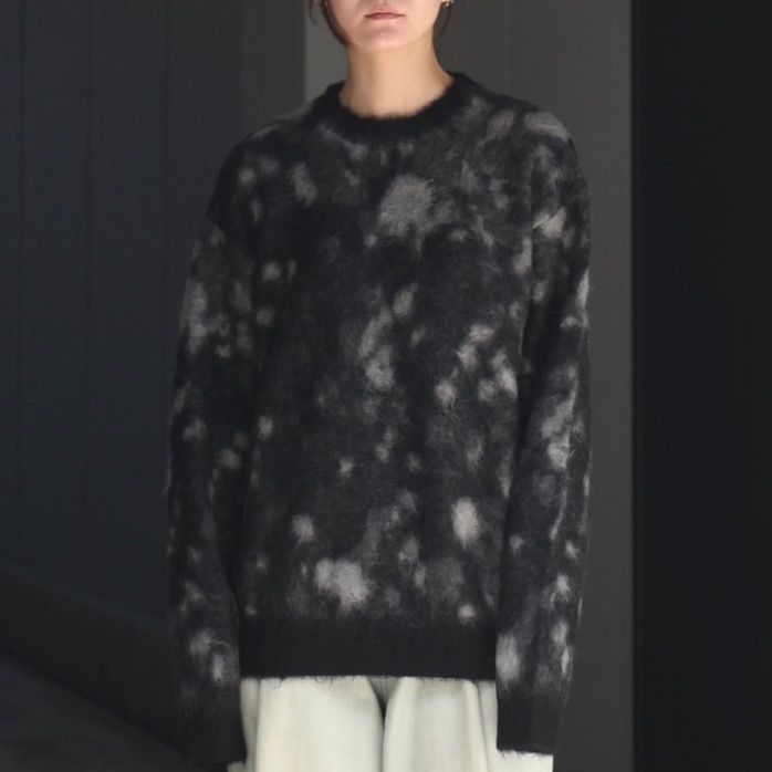 YOKE - 【残り一点】Kid Mohair Jacquard Sweater | ACRMTSM ONLINE STORE