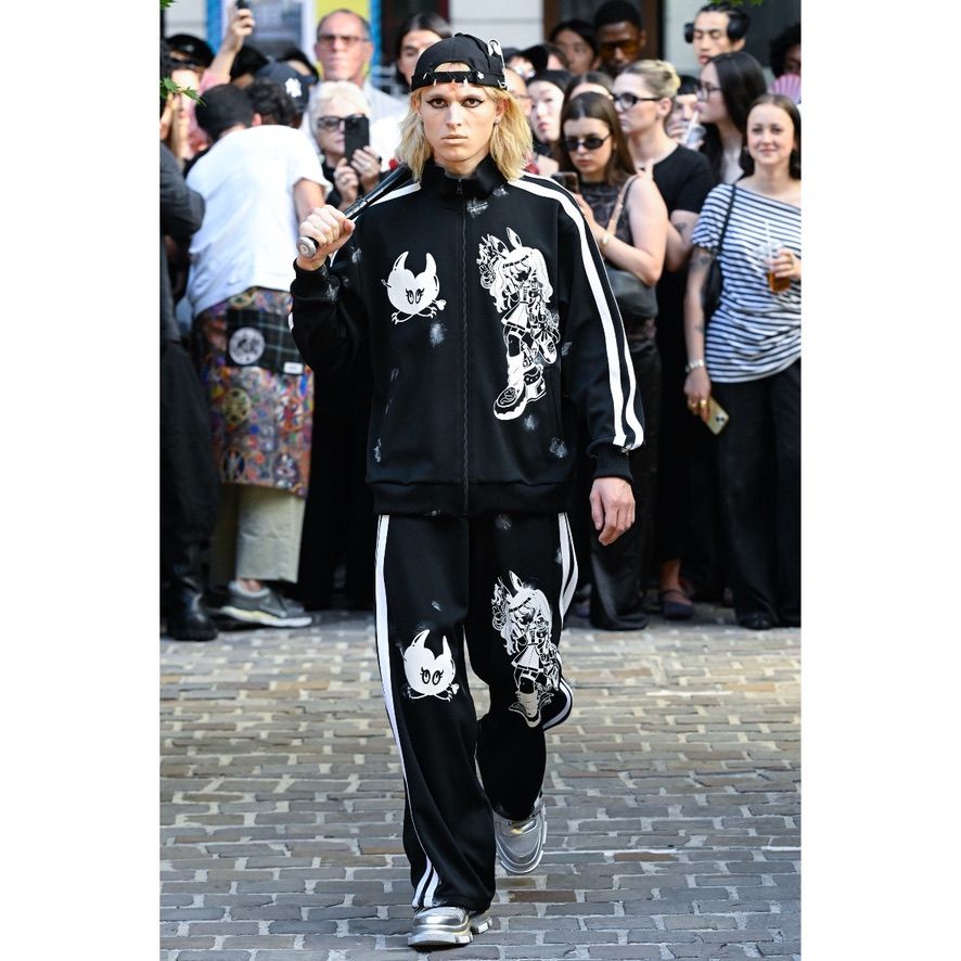 KIDILL - 【残り一点】Cyber Punk Track Top Stain Processed