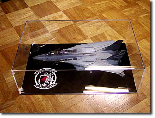 1/48戦闘機 F-14Aの模型ケース｜お客様活用事例 50001573｜アクリ屋