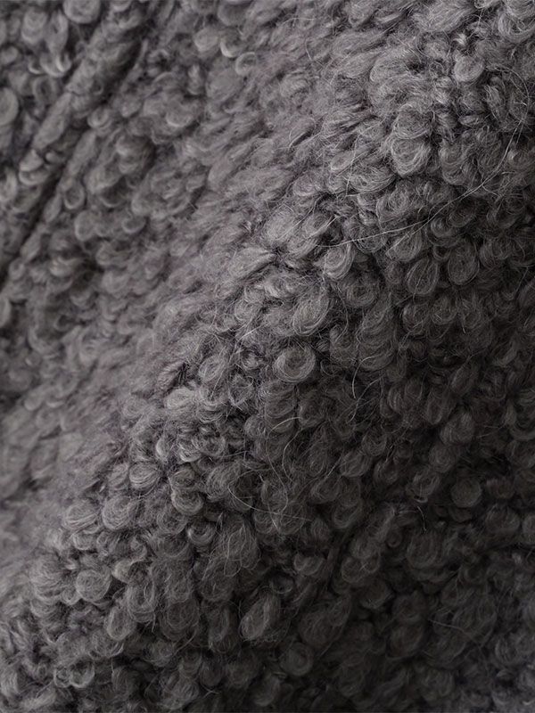 ETRE TOKYO - ビックカラーブークレ Pコート - GREY | ADDICT WEB SHOP