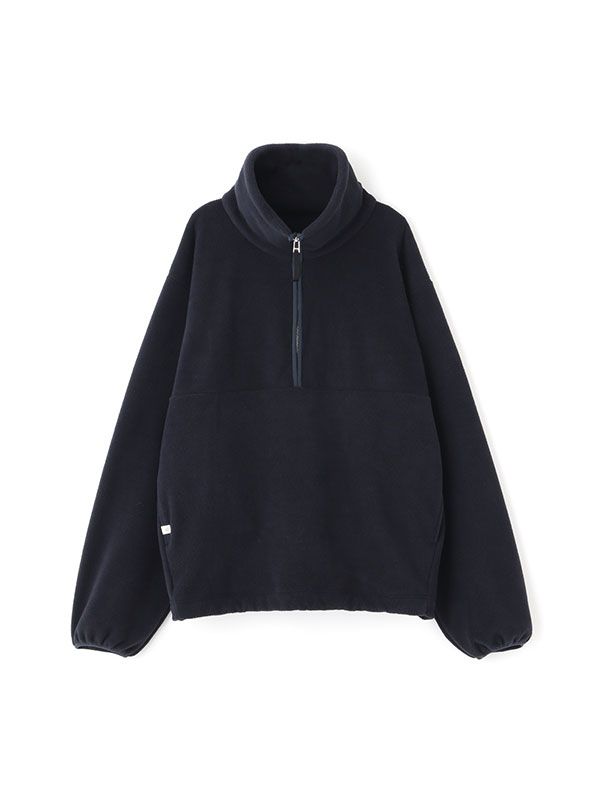 ETRE TOKYO - ドロストヘムエコフリースハーフジッププルオーバー
