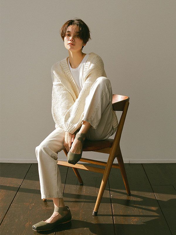 ETRE TOKYO - ハンドメイド ニット ガウン - HAND MADE KNIT GOWN OFF