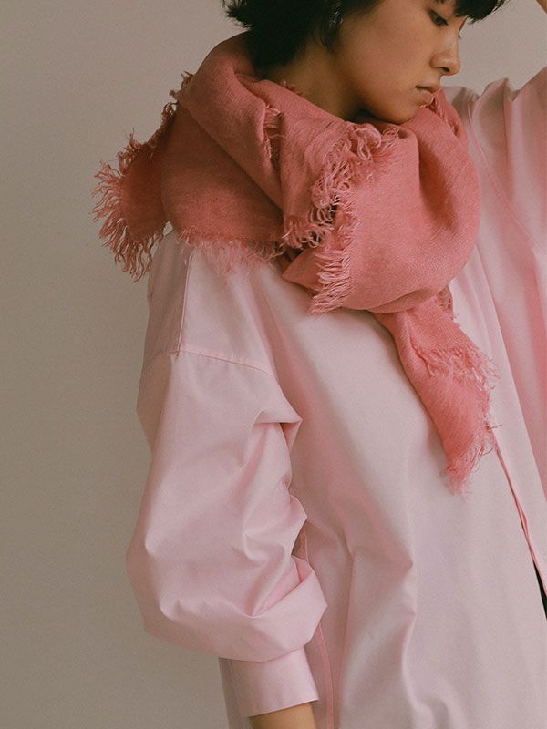 ETRE TOKYO - オーバーサイズギャザーシャツ - PINK | ADDICT WEB SHOP