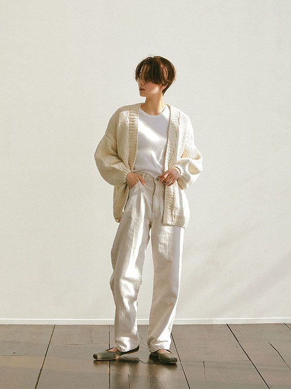 ETRE TOKYO - ハンドメイド ニット ガウン - HAND MADE KNIT GOWN OFF