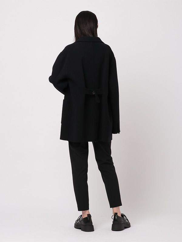 ETRE TOKYO - ウールリバージャケット - BLACK | ADDICT WEB SHOP