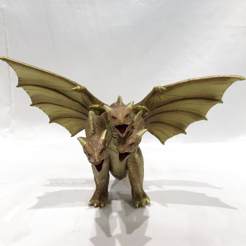 △買取品△ バンダイ 東宝怪獣シリーズ 白亜紀型キングギドラ ソフビ