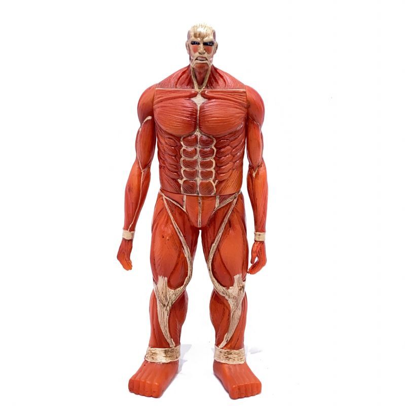 △買取品△ フリュー 進撃の巨人 超大型巨人ムキムキソフビフィギュア