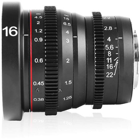 Meike 16mm T2.2 Cine Lens for Micro Four Thirds 20640001 - Adorama