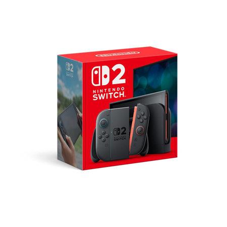 Nintendo Switch 2 Console with Light Blue and Red Joy-Con 2