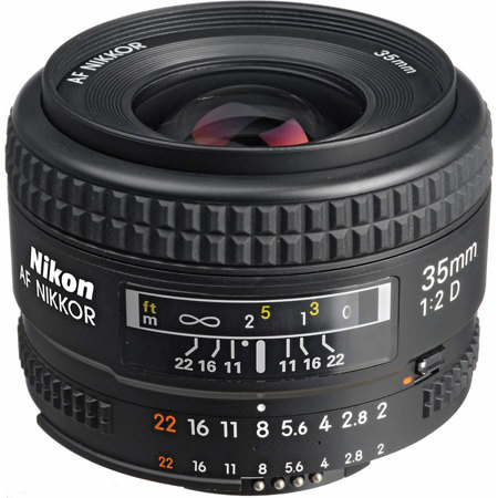 Nikon 35mm f/2D AF NIKKOR Lens - Nikon USA Warranty - Adorama