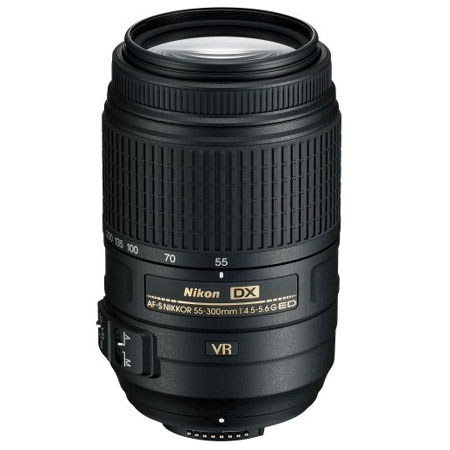 Nikon 55-300mm f/4.5-5.6G ED AF-S DX NIKKOR VR Lens - Refurbished