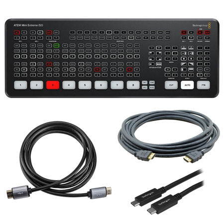 Blackmagic Design ATEM Mini Extreme HDMI Live Stream Switcher,w