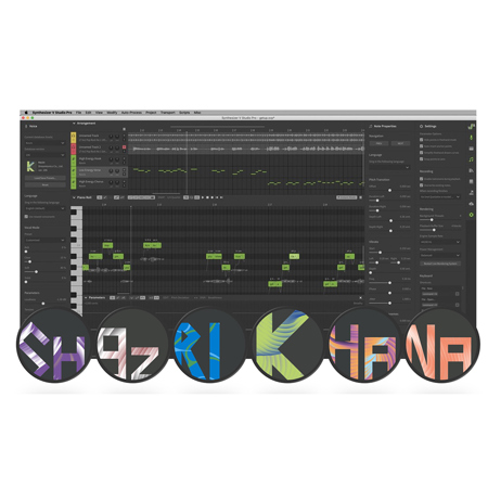 Dreamtonics Synthesizer V Studio Pro Bundle 2 with 6 Voice