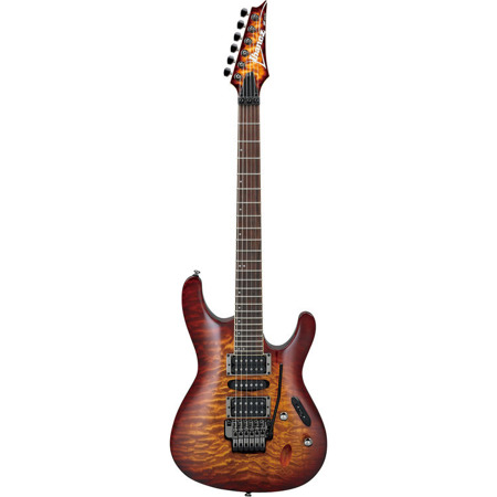 Ibanez S Standard Series S670QM Electric Guitar, Dragon Eye Burst