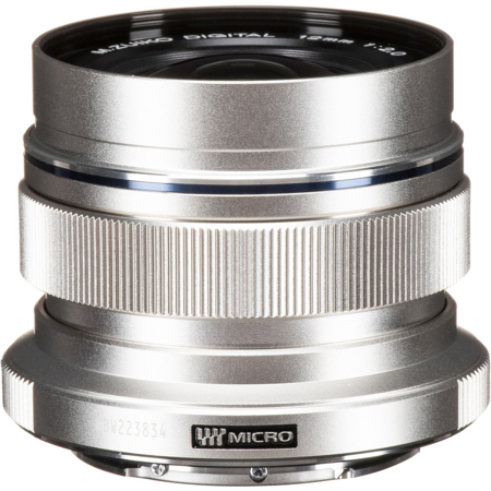 Olympus M.Zuiko Digital ED 12mm f/2 Lens, for Micro Four Thirds