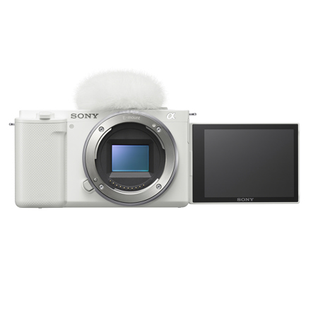 Sony ZV-E10 Mirrorless Camera, White ILCZV-E10/W - Adorama