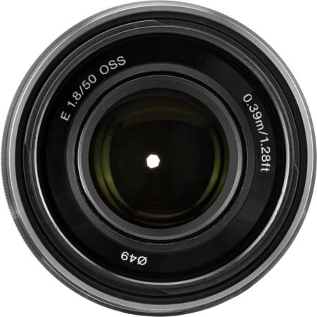 Sony E 50mm f/1.8 OSS Lens for Sony E, Silver SEL50F18 - Adorama