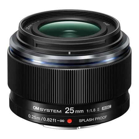 OM SYSTEM M.Zuiko Digital 25mm f/1.8 II Lens for Micro Four Thirds