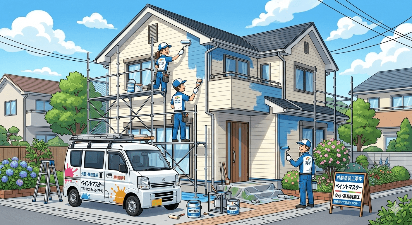 水戸市・ひたちなか市】塗装会社さまのポスティング成功事例