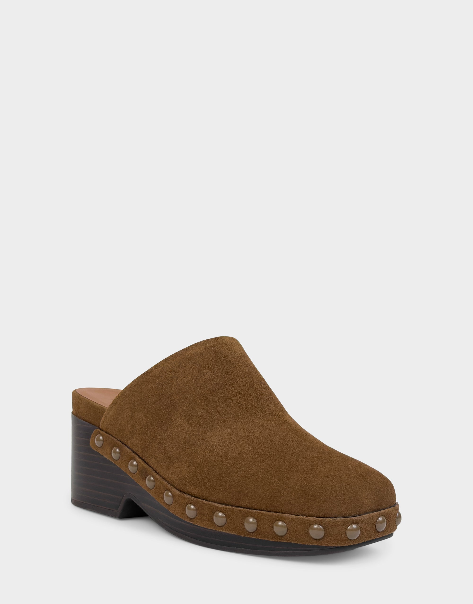 Women's Clog in Mocha Suede With Studs – Aerosoles