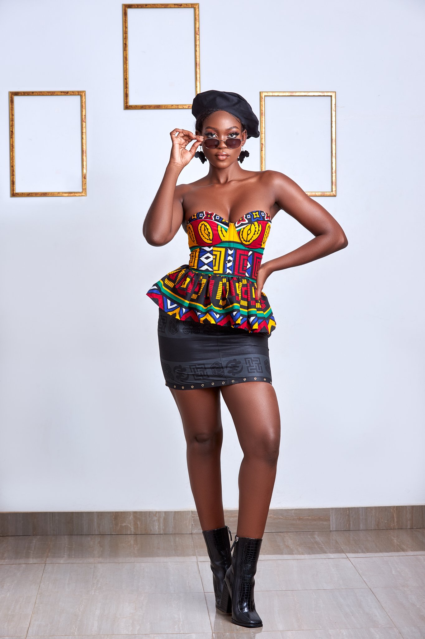 Serafina bustier peplum top - Africabaie.com