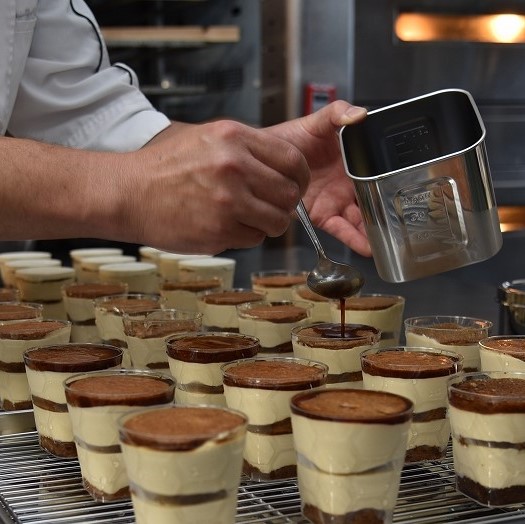 18-8 目盛付 角キッチンポット | 新潟県燕市のステンレス厨房器具