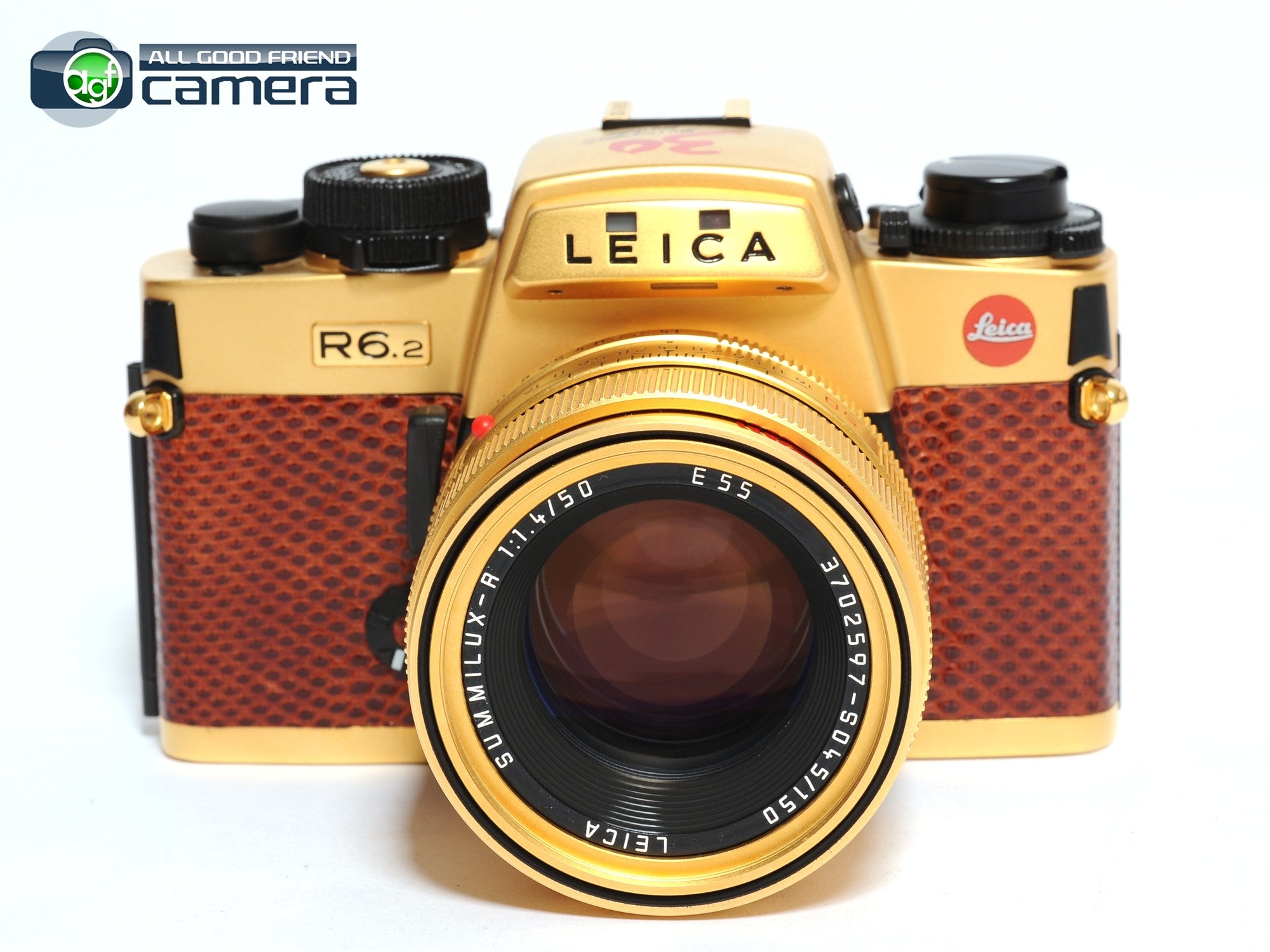 Leica R6.2 Camera Singapore 30 Years Gold Edition w/50mm F/1.4