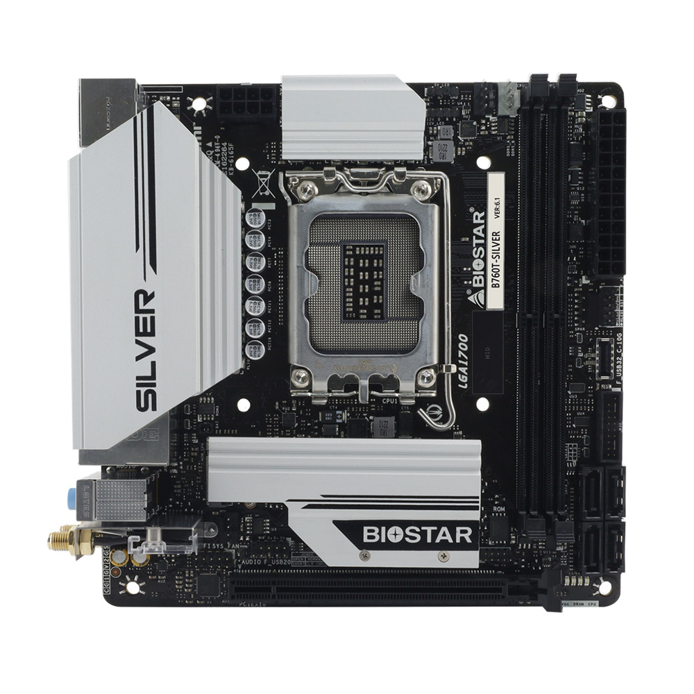 Mini-ITX規格のIntel B760チップセット搭載マザーボード1製品、お手頃