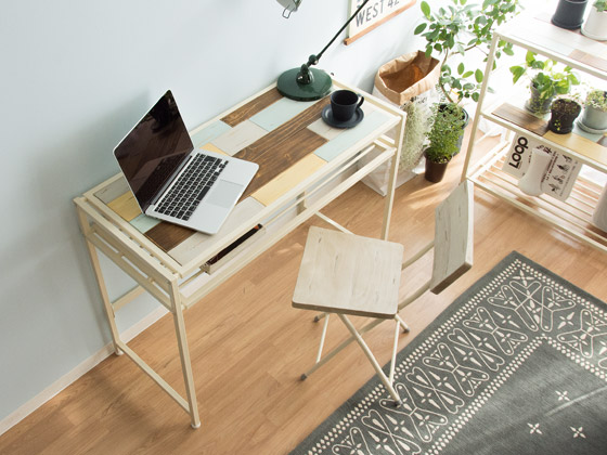 ヴィンテージ ウッドデスク Zigt (ジグト) | 家具・インテリア通販