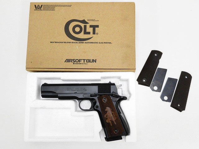 WA] コルトガバメント .45 シリーズ80 CAW木製グリップカスタム (中古