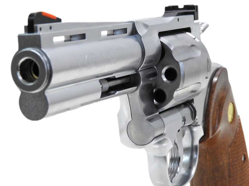 タナカ] コルトパイソン 357マグナム 4インチ Rモデル ステンレス