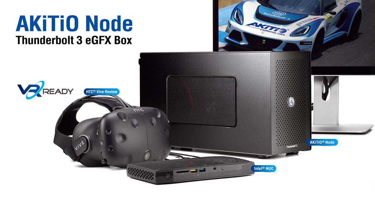 AKiTiO Node | Thunderbolt™ 3 eGXF expansion chassis for eGPUs | AKiTiO
