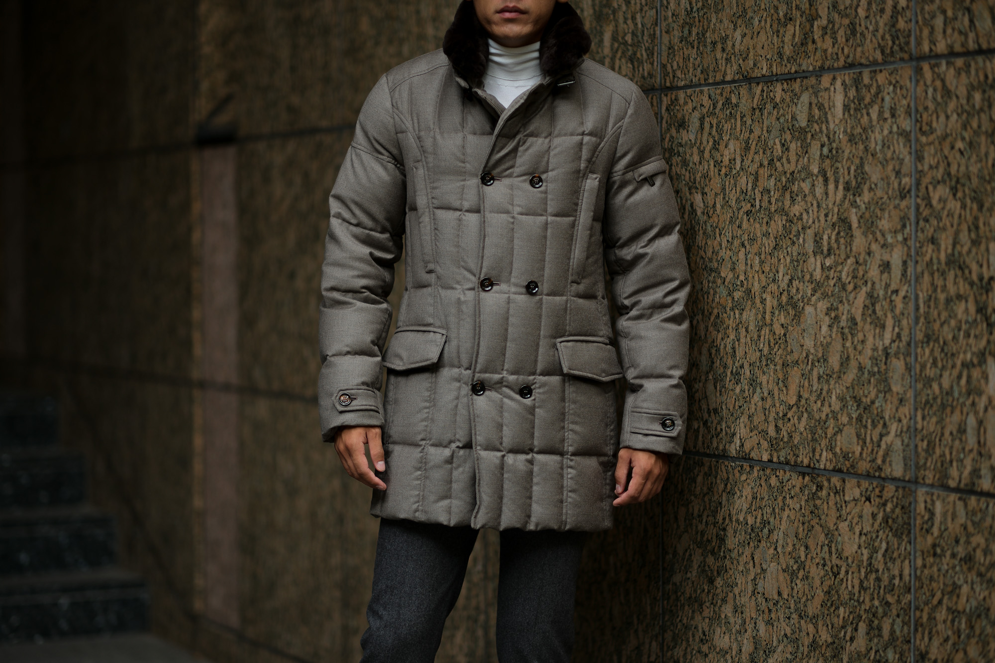 MOORER (ムーレー) MORRIS-L (モーリス) LoroPiana (ロロピアーナ