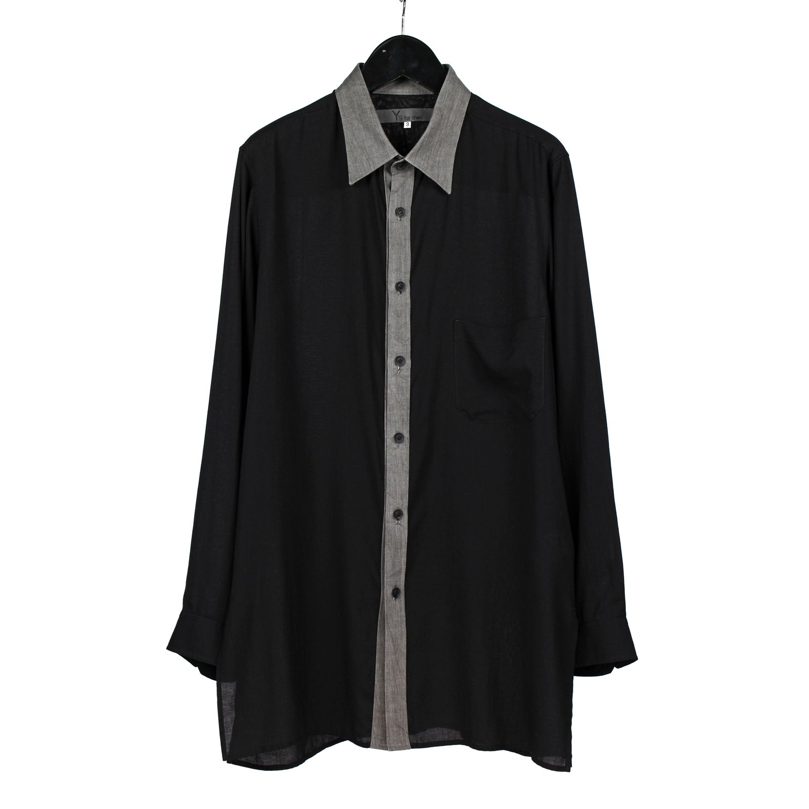 yohji yamamoto - Y's for men | COMBINATION SHIRT / 長袖 シャツ
