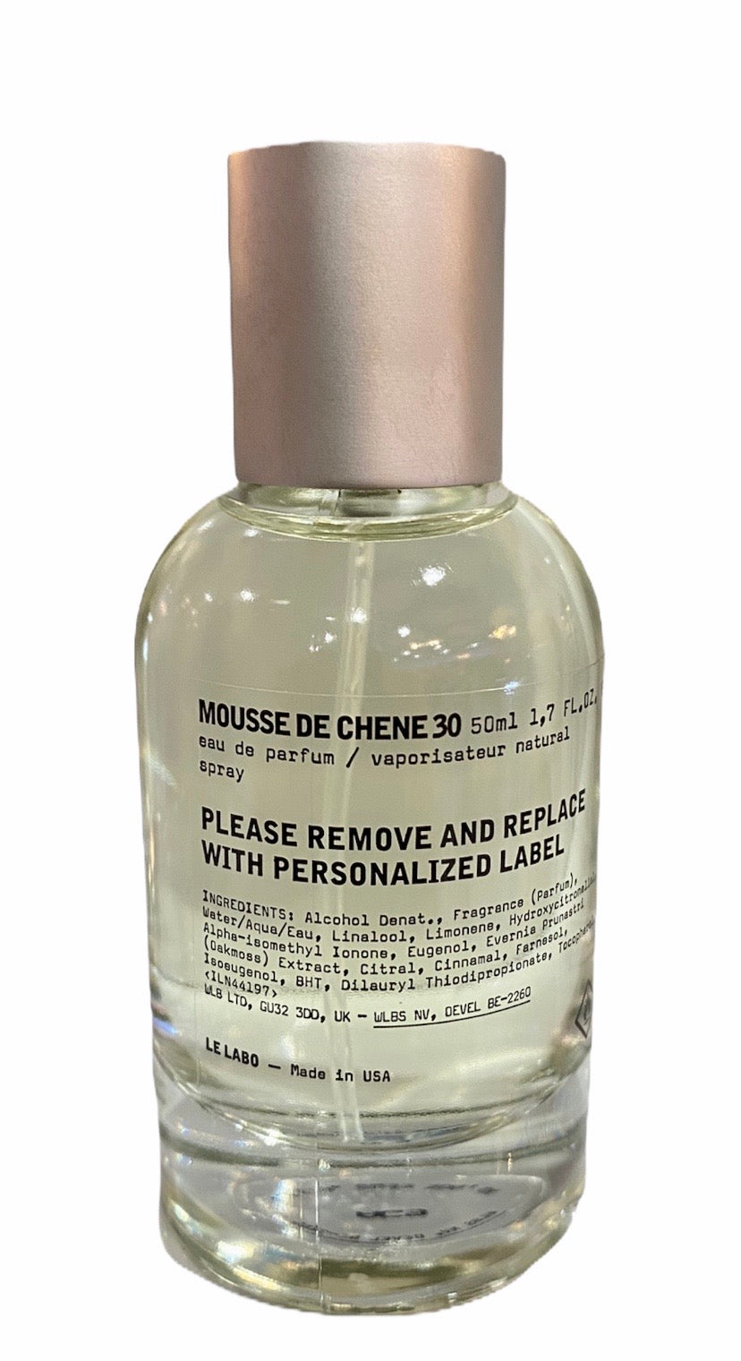 MOUSSE DE CHENE 30 perfume 1.7oz, 50ml. Le Labo spray (unboxed