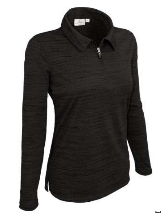 Women's Quarter-Zip Tiger Polo | Dry-Wicking & UPF 30+ - All