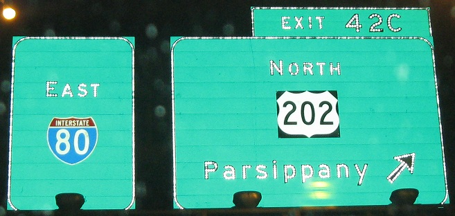 New Jersey Roads - I-80 EB - W. of Exit 53