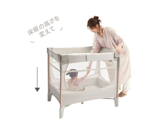 Aprica 】アップリカ ココネル エアープラスAB【 ベビーベッド