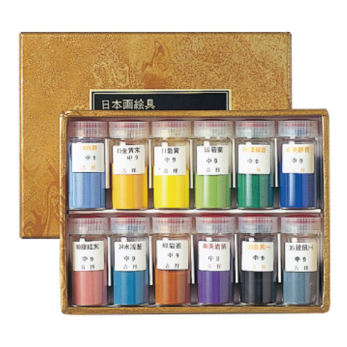 吉祥]岩絵具12色セット | マルニ額縁画材店