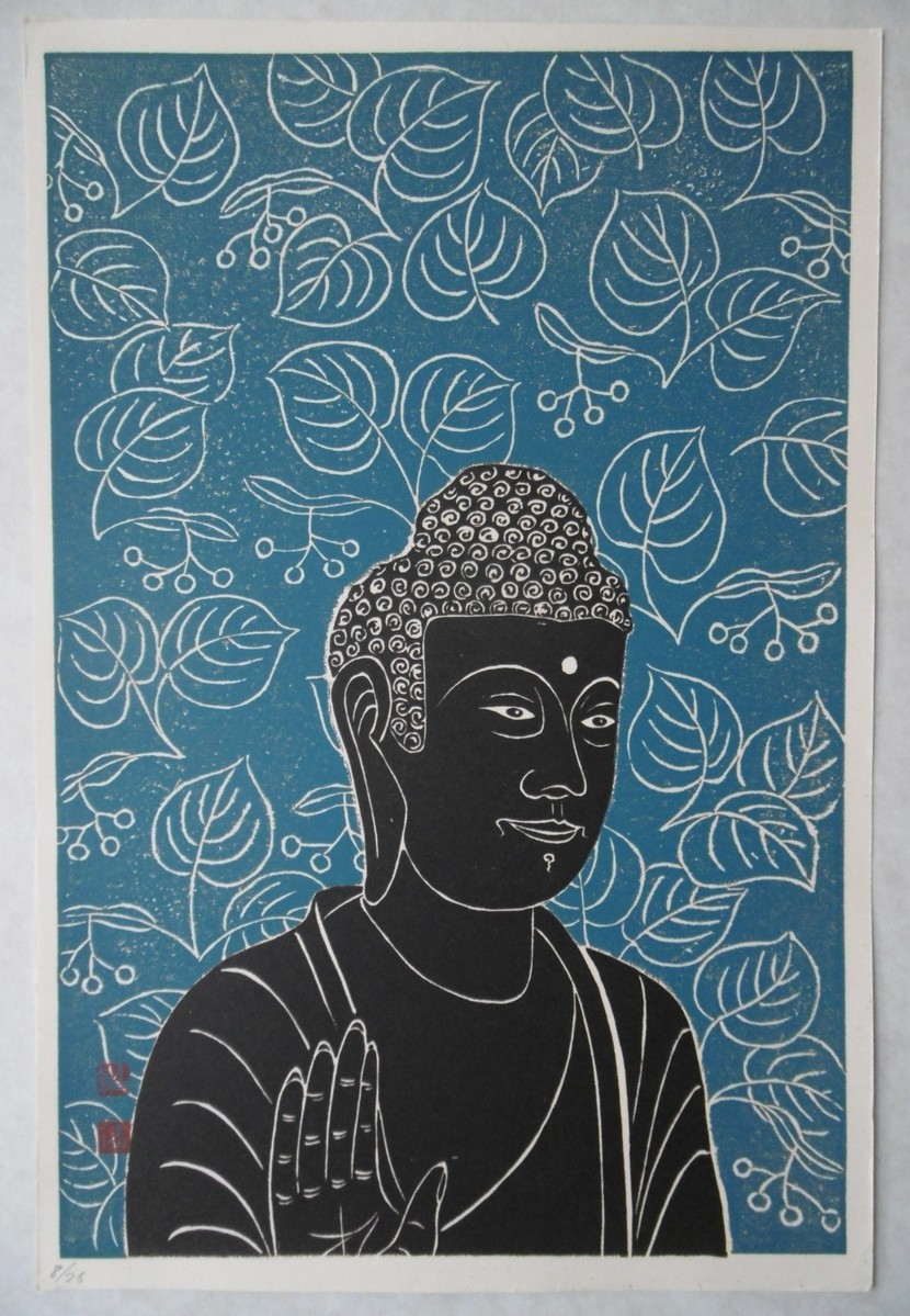 漆絵版画 「晩秋」 8/15」 by 白翁｜Artmeter｜暮らしを彩るアートが