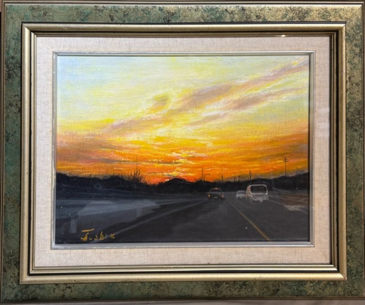 夕焼け」 by とんちゃん｜Artmeter｜暮らしを彩るアートが、きっと見つかる