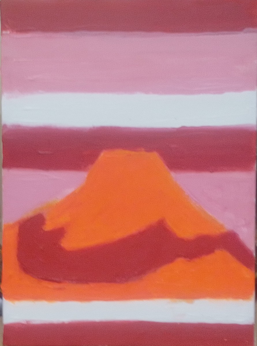 赤富士」 by 中山涼景｜Artmeter｜暮らしを彩るアートが、きっと見つかる