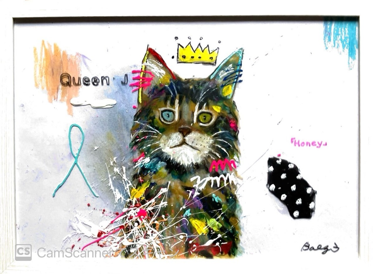 Queen.J】A4サイズ額装付き ガラスアート(アクリル板)」 by BAEZ3