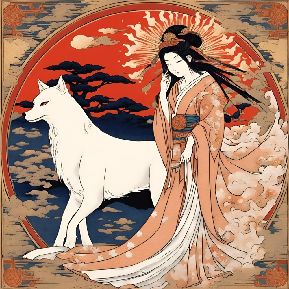 proof of gratitude｜天照大神と神聖な白狼