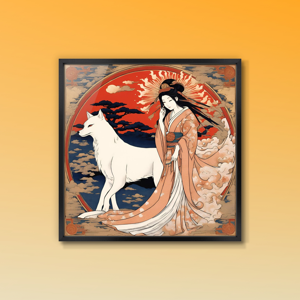 proof of gratitude｜天照大神と神聖な白狼