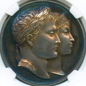 フランス ナポレオン1世御結婚記念 1810年 銀メダル NGC MS62 | ARK