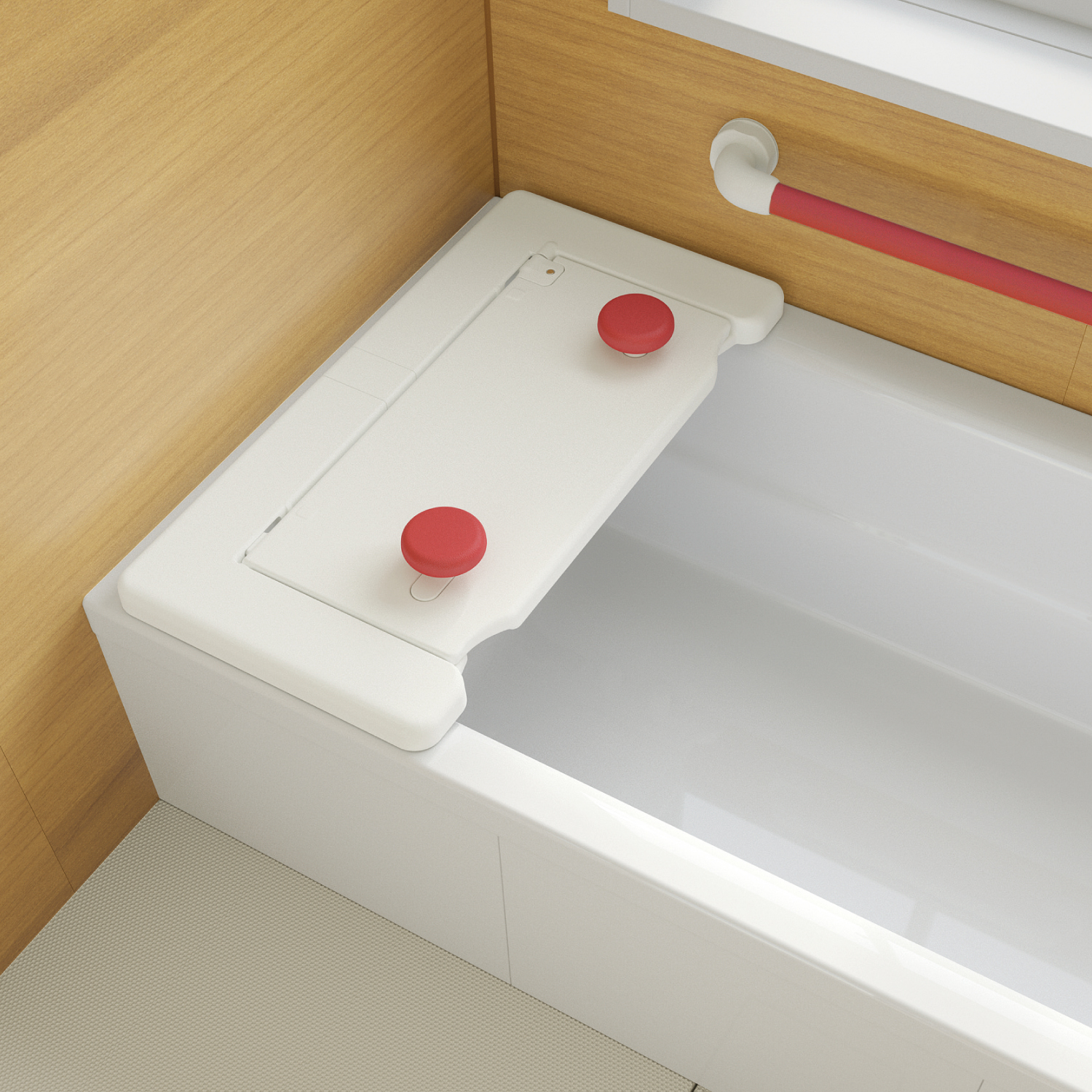 バスボード H-S / H-L はねあげくん | 【安寿】の介護用品 | アロン化成