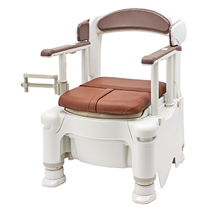 ポータブルトイレ FX-30 座面付 ”らくゾウくん” | 【安寿】の介護用品