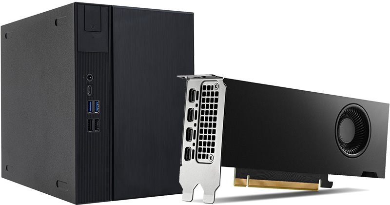 B5用紙に収まるコンパクトサイズ、最新GPUを搭載したASRock DeskMeet